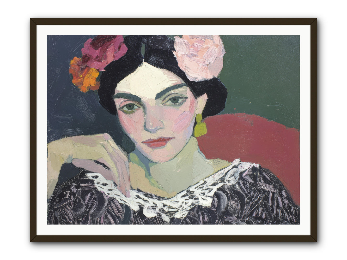 Quiet Confidence -- Framed Print - Black 48x36