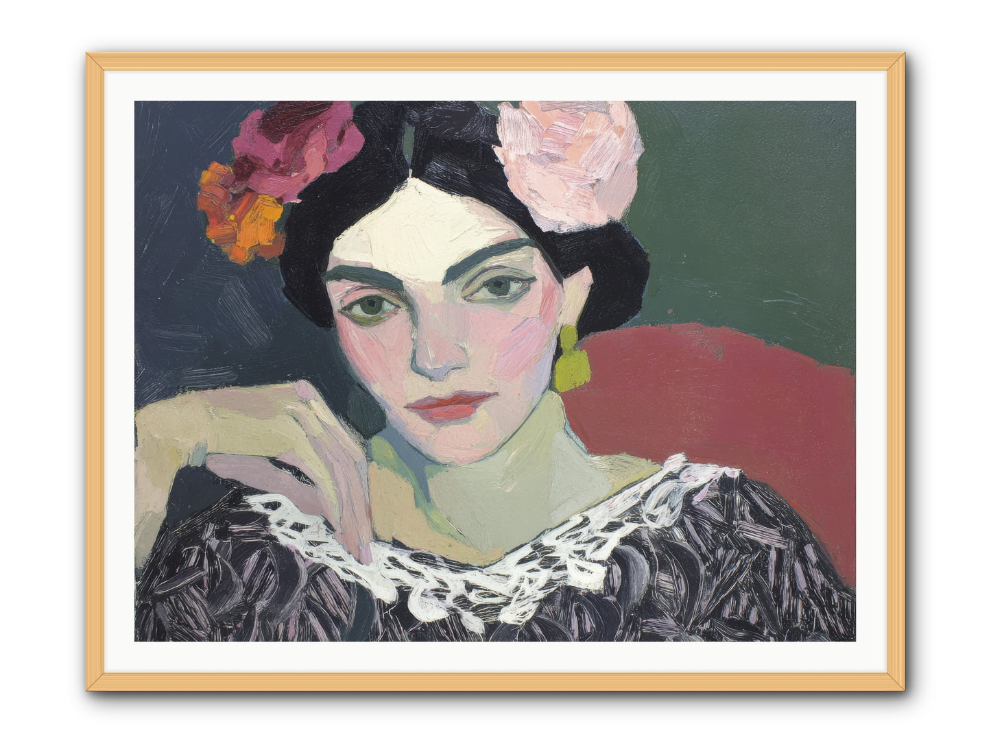 Quiet Confidence -- Framed Print - Natural 48x36