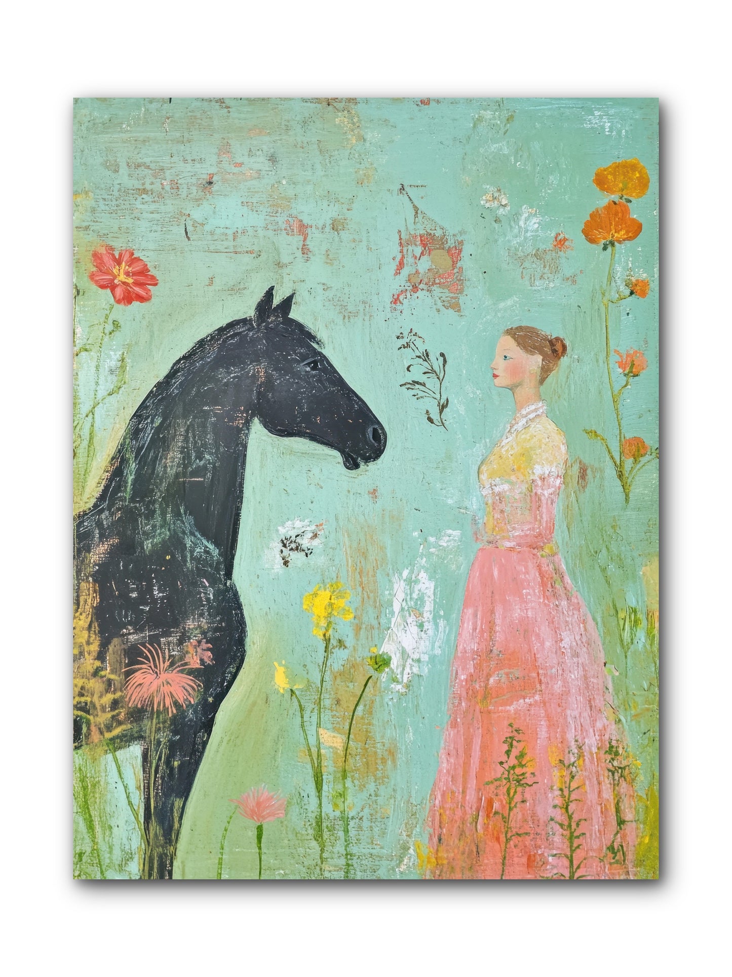 Quiet Conversation -- Wrapped Canvas 9x12