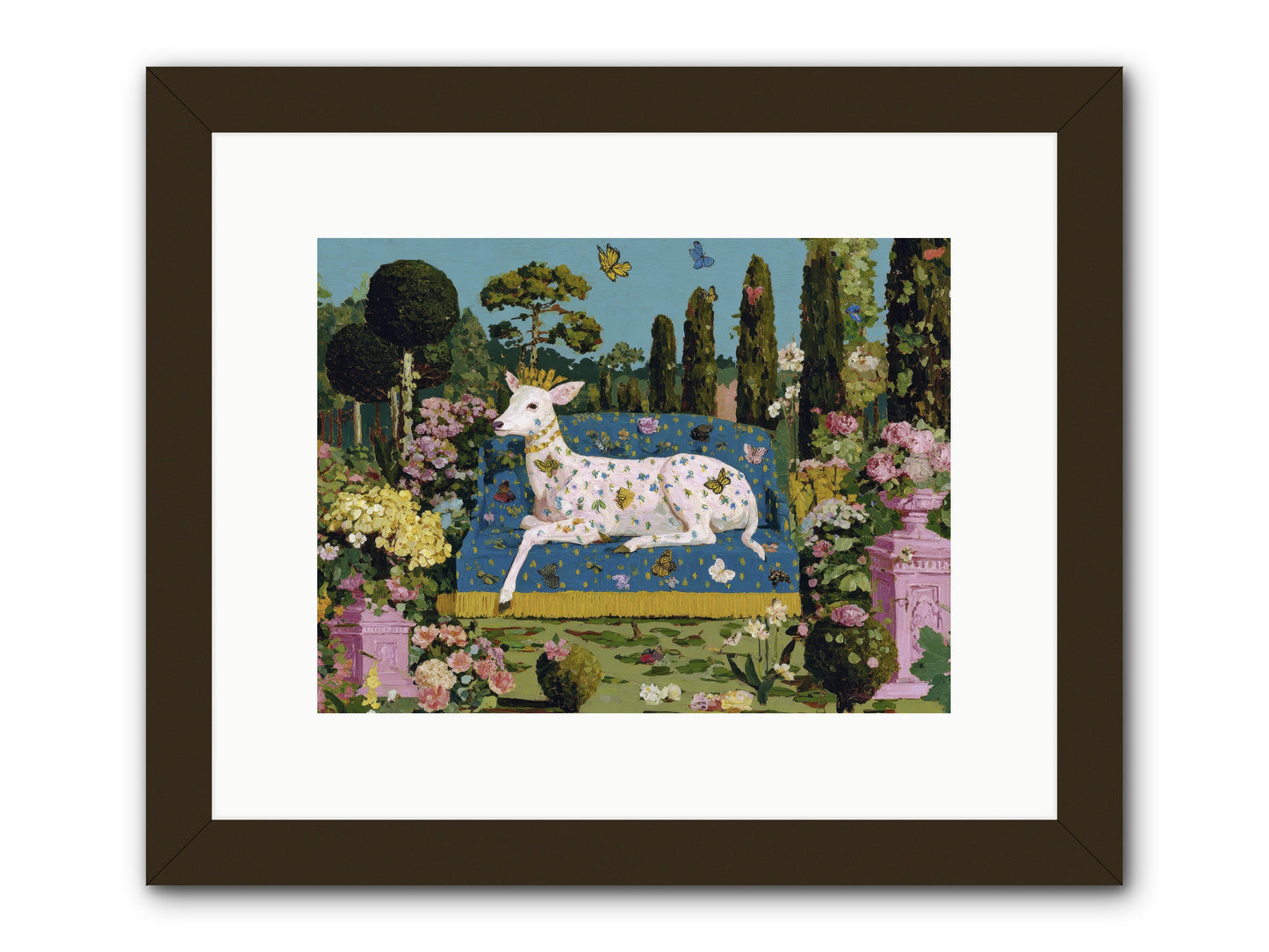 Quiet Crown -- Framed Print - Black 12x9