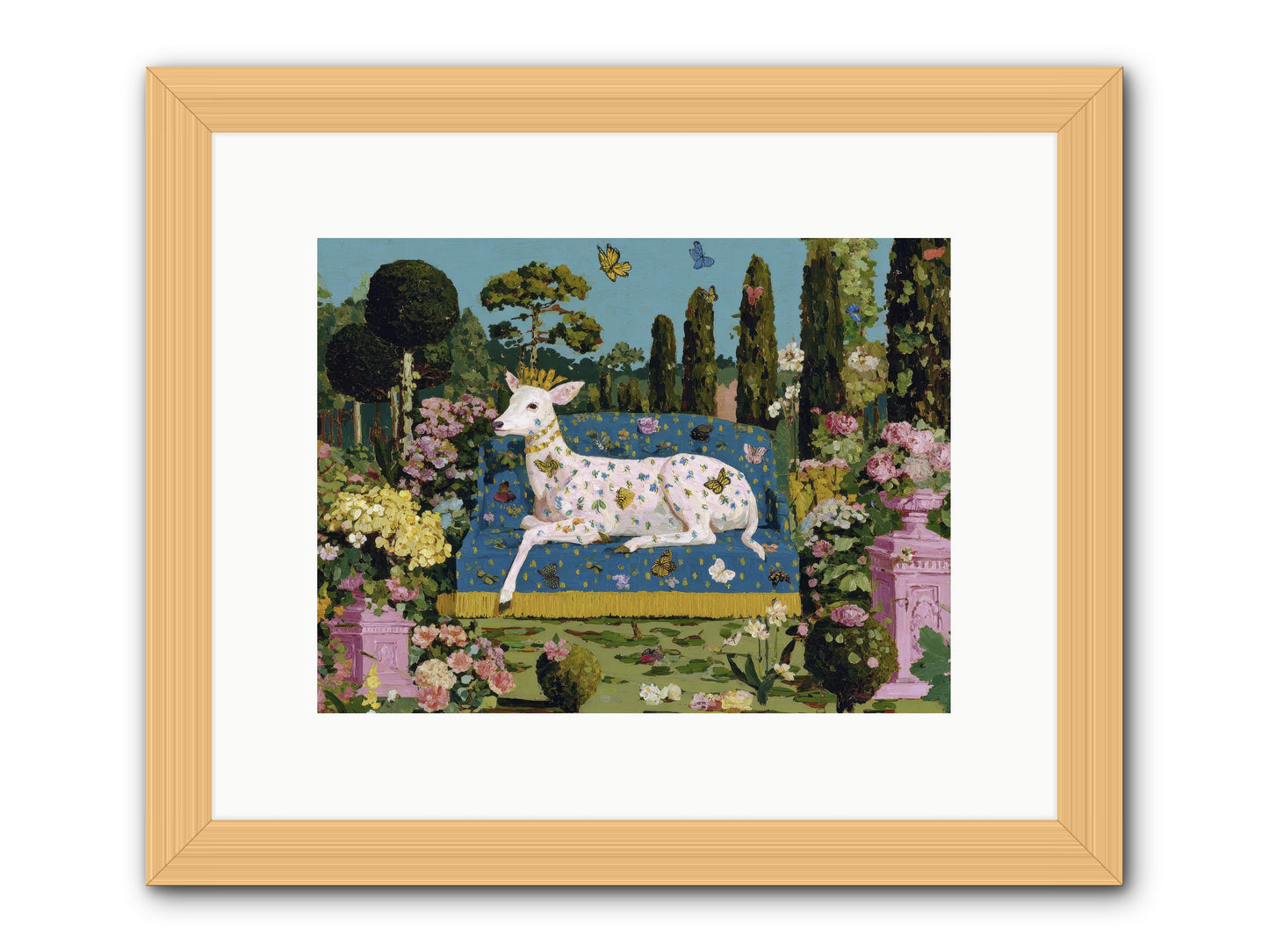 Quiet Crown -- Framed Print - Natural 12x9
