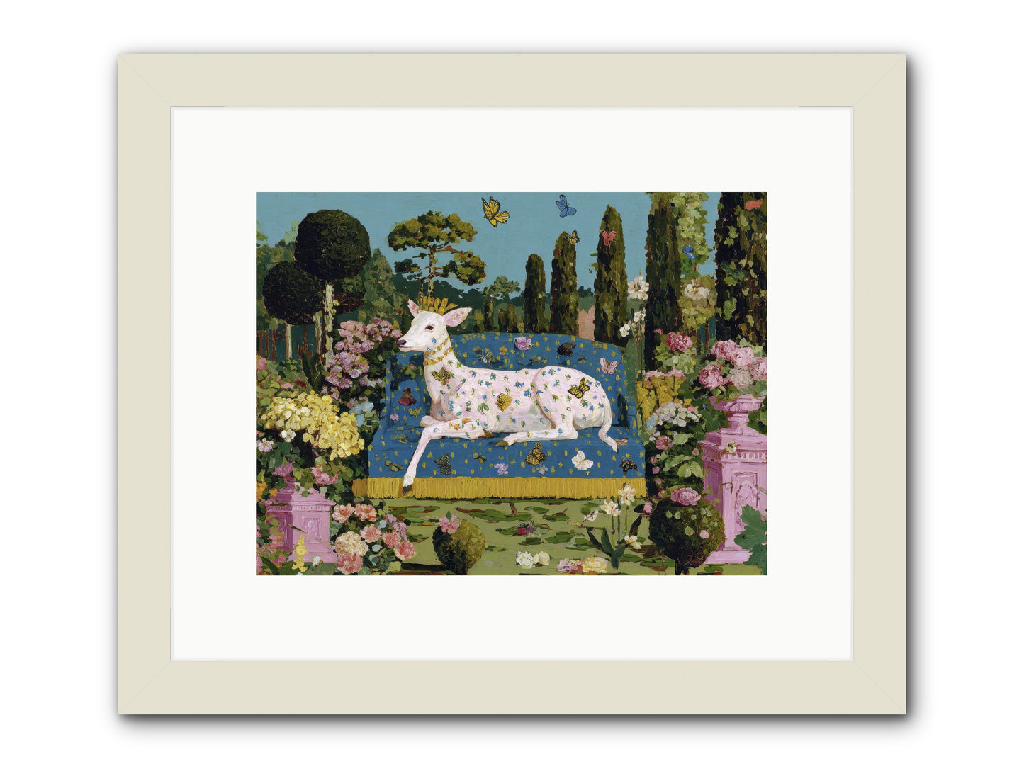Quiet Crown -- Framed Print - White 12x9