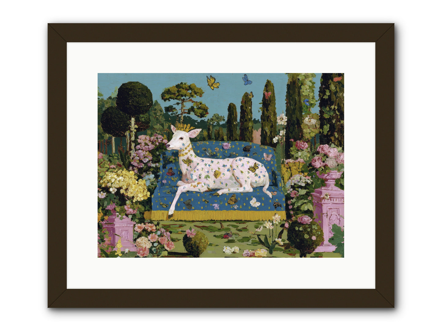 Quiet Crown -- Framed Print - Black 16x12