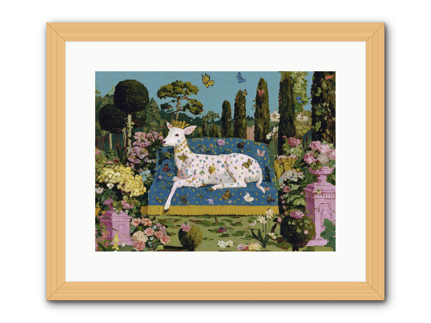 Quiet Crown -- Framed Print - Natural 16x12