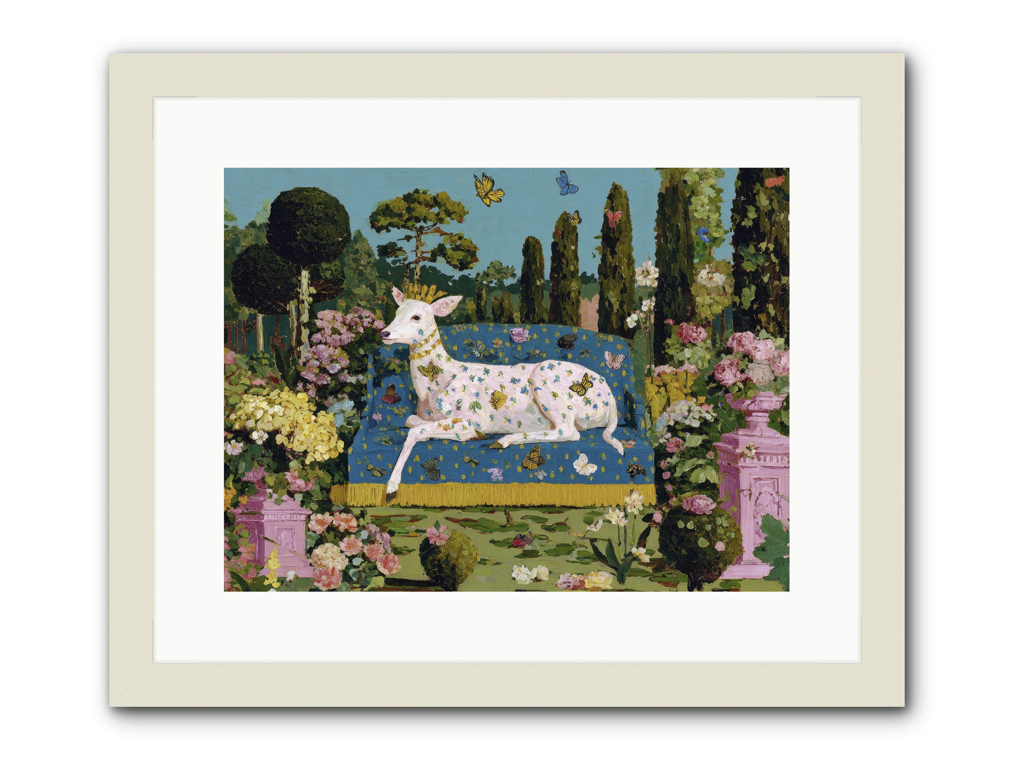 Quiet Crown -- Framed Print - White 16x12
