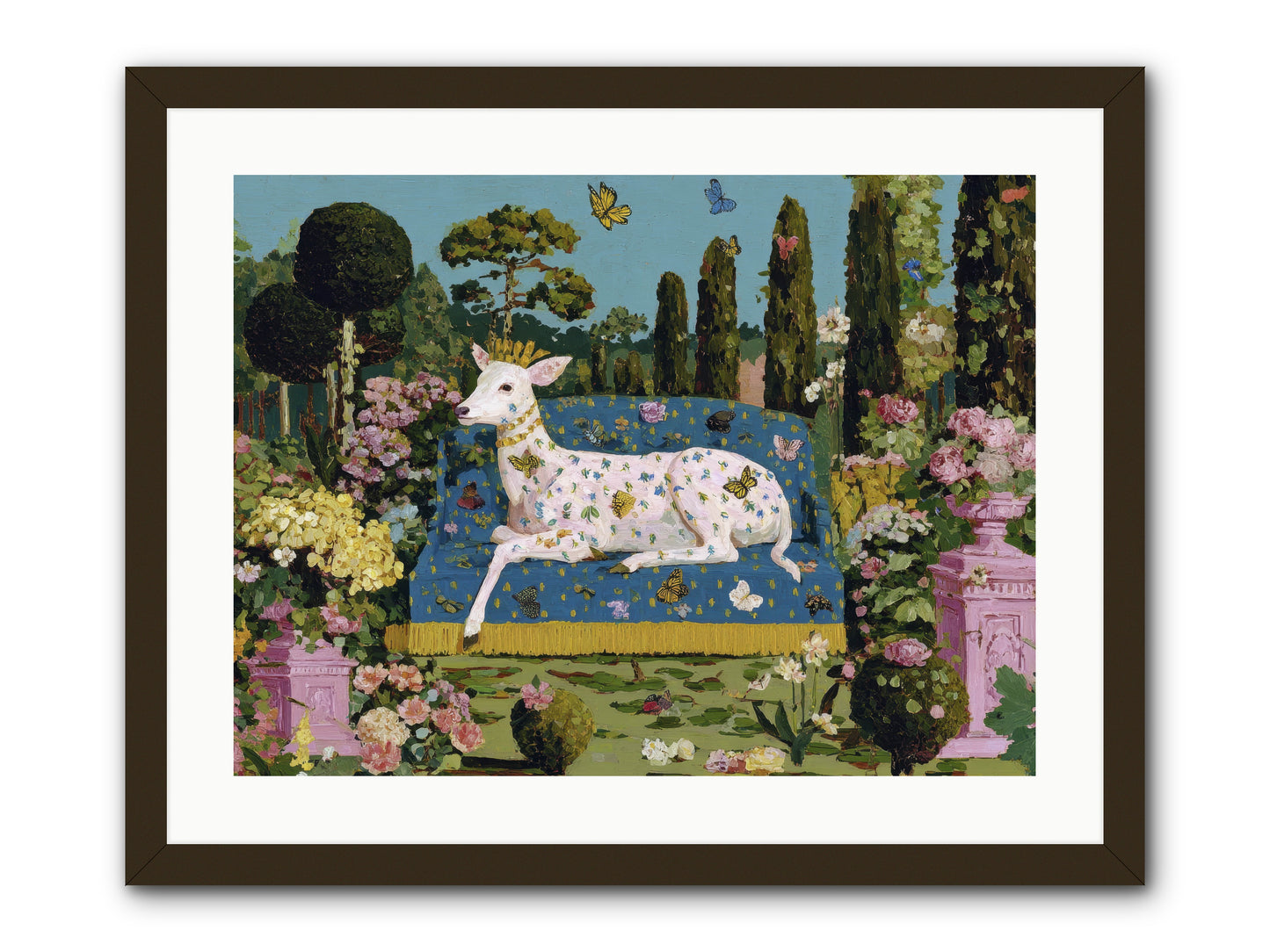 Quiet Crown -- Framed Print - Black 24x18