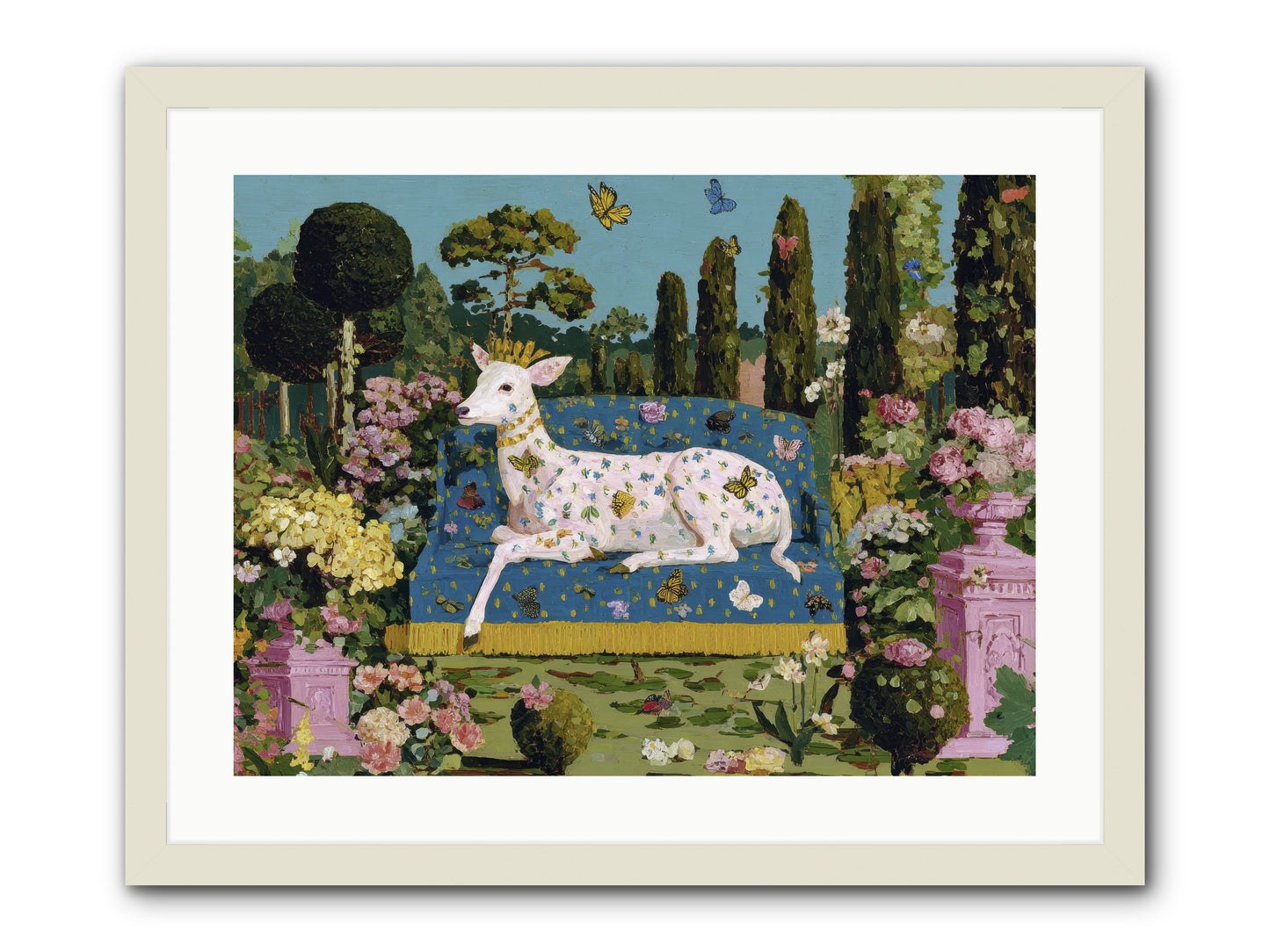 Quiet Crown -- Framed Print - White 24x18