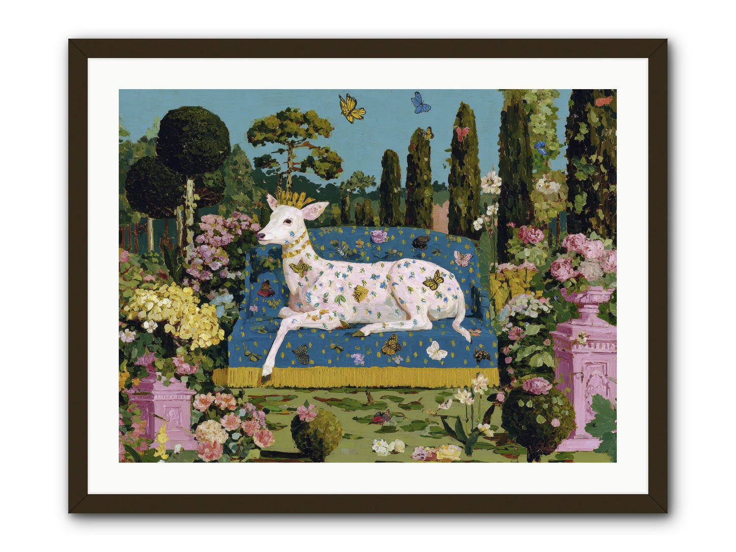 Quiet Crown -- Framed Print - Black 32x24