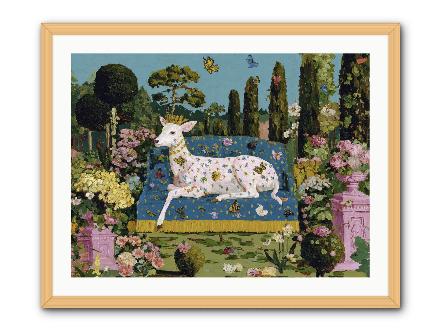 Quiet Crown -- Framed Print - Natural 32x24