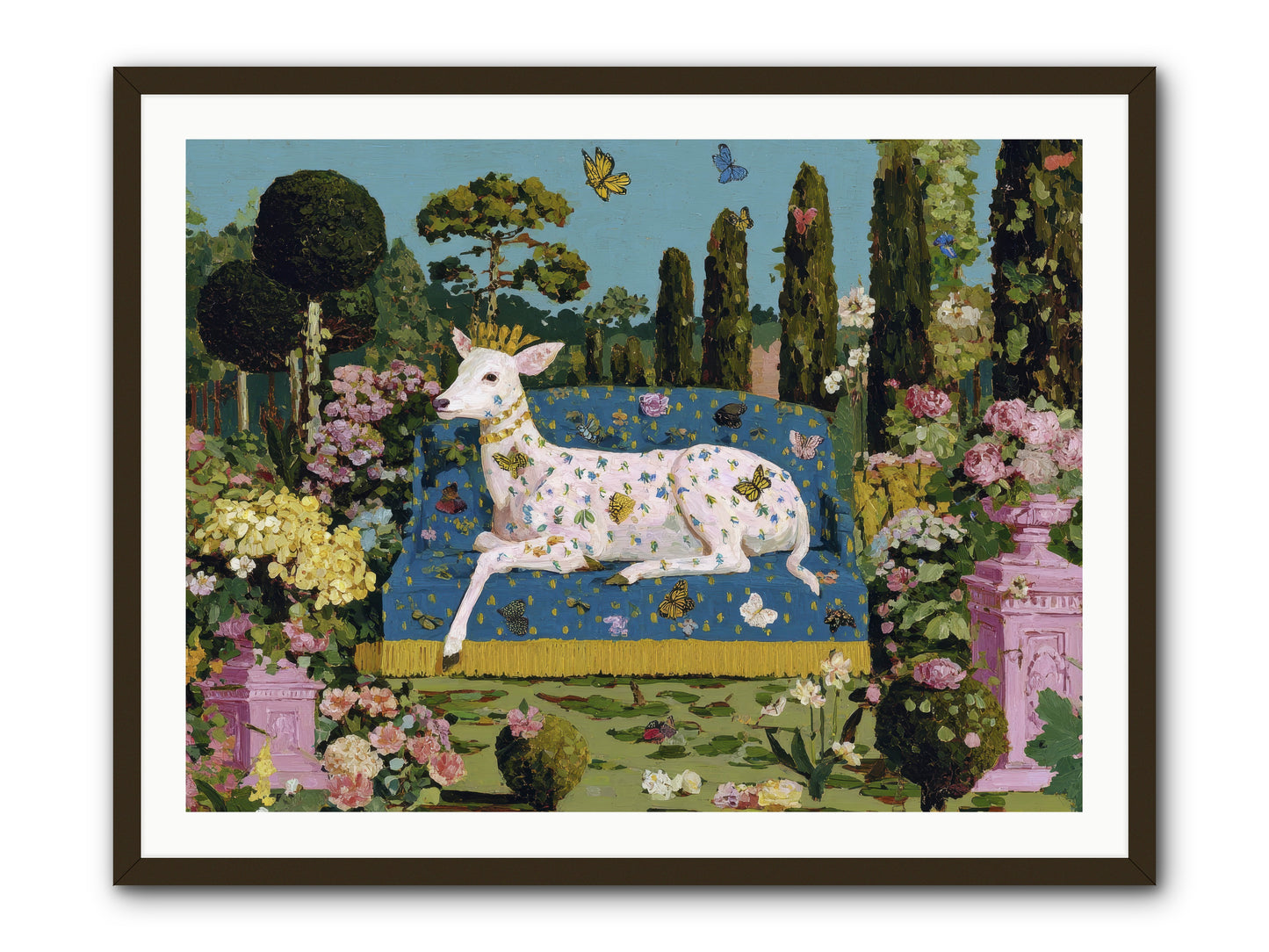 Quiet Crown -- Framed Print - Black 40x30