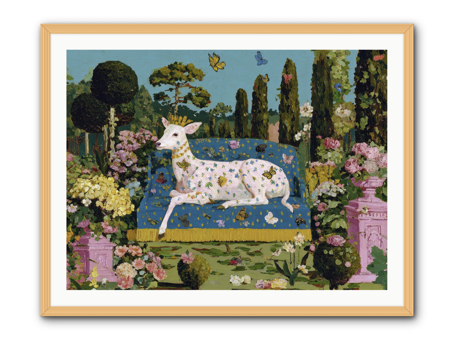 Quiet Crown -- Framed Print - Natural 40x30