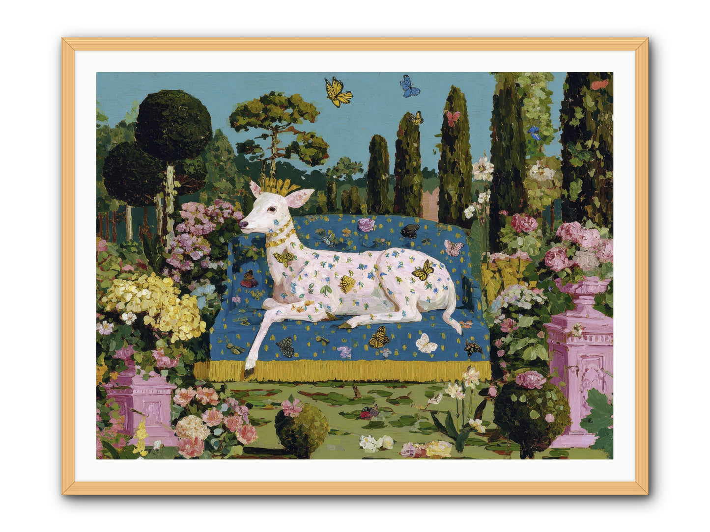 Quiet Crown -- Framed Print - Natural 48x36