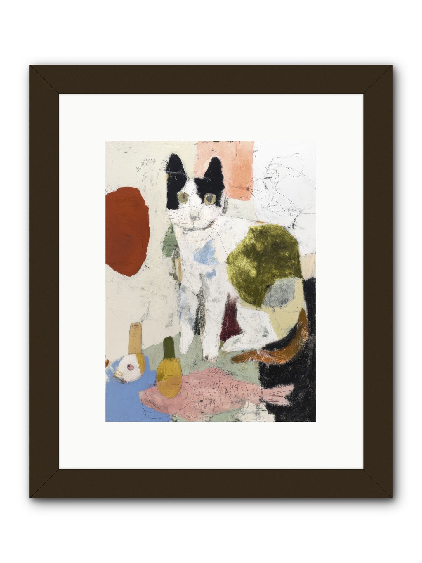 Quiet Depth -- Framed Print - Black 9x12