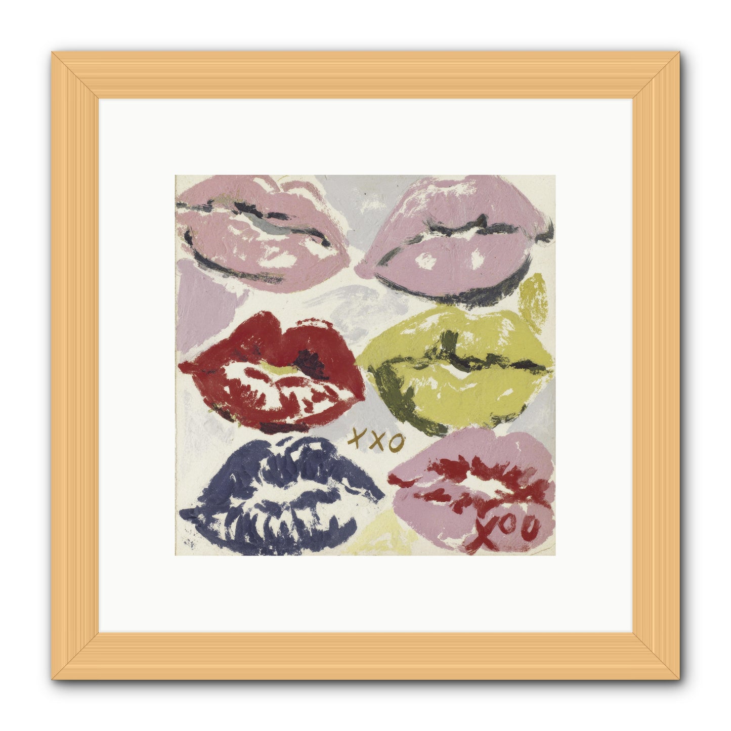 Quiet Heart -- Framed Print - Natural 10x10