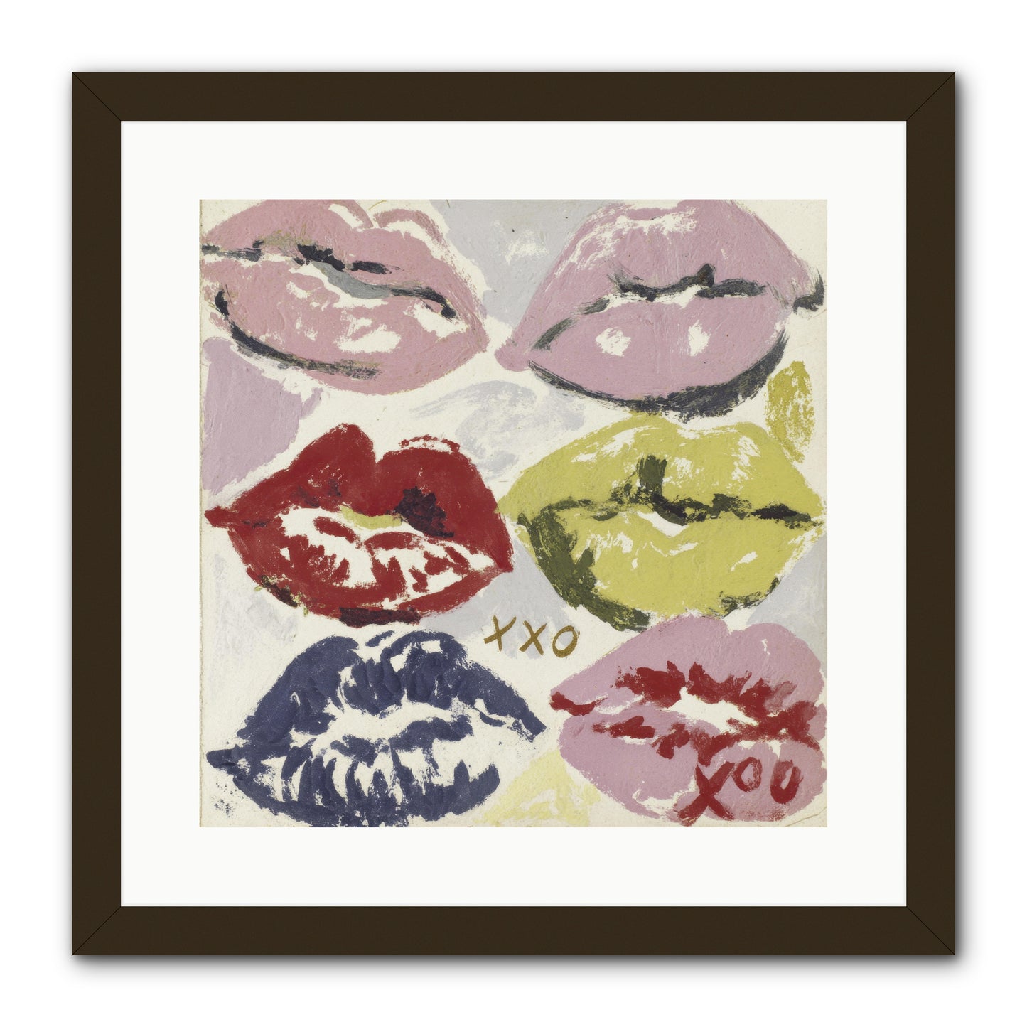 Quiet Heart -- Framed Print - Black 16x16