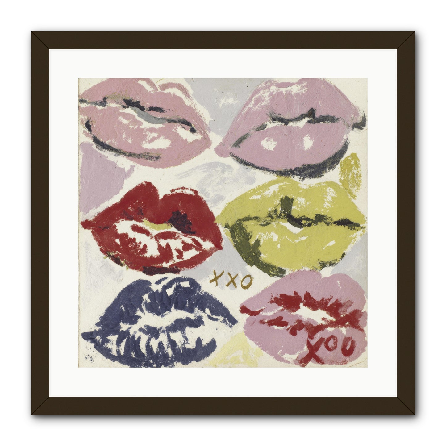 Quiet Heart -- Framed Print - Black 20x20