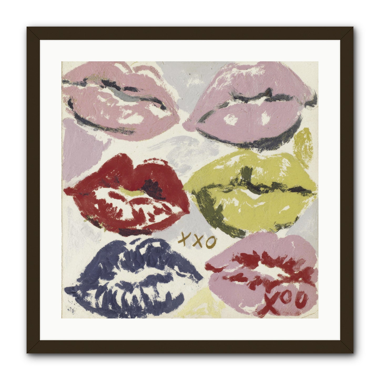 Quiet Heart -- Framed Print - Black 24x24