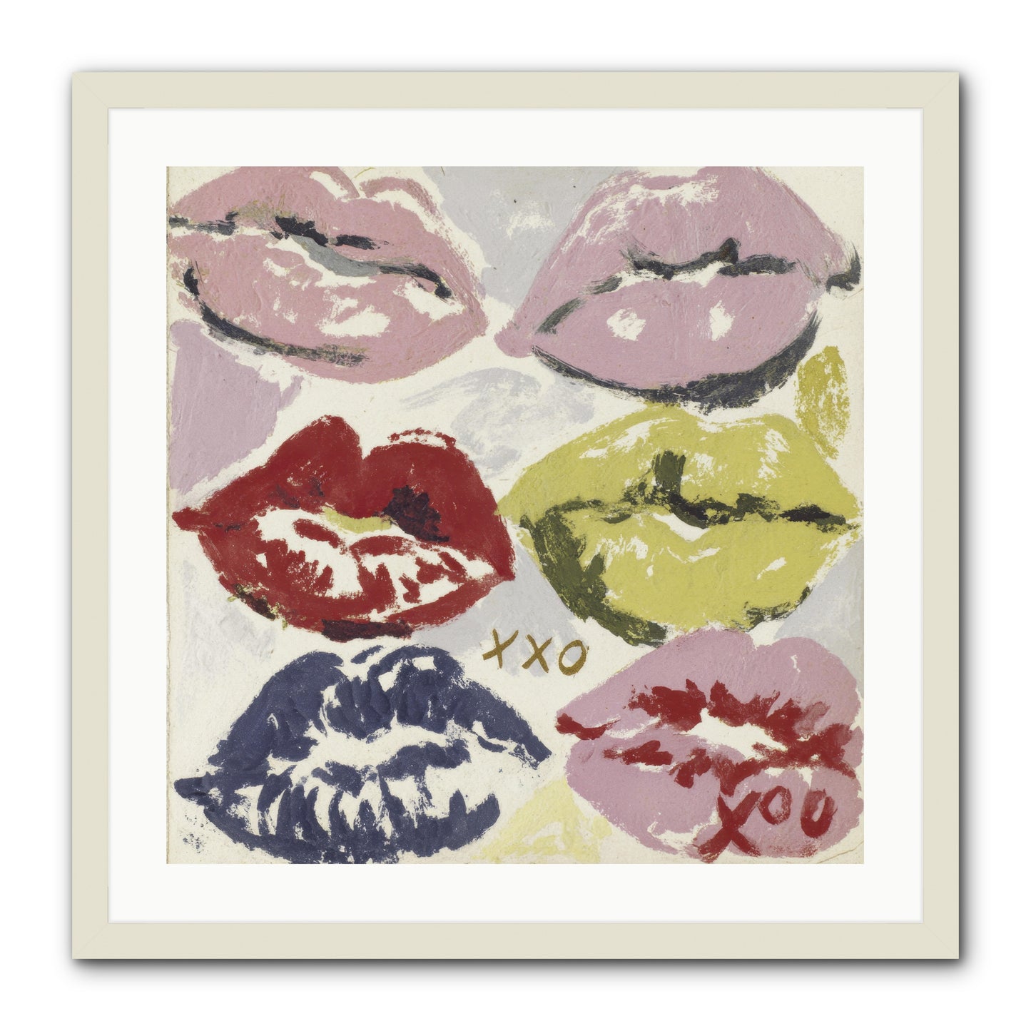 Quiet Heart -- Framed Print - White 24x24