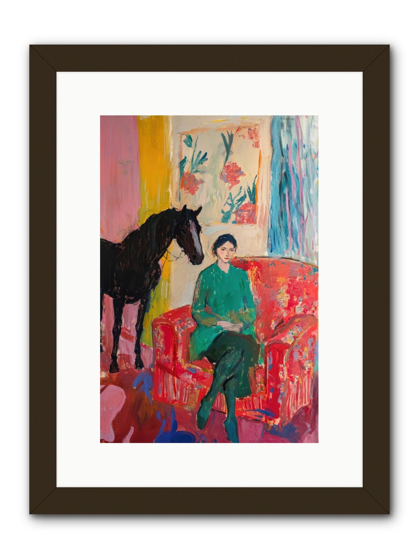 Quiet Knowing -- Framed Print - Black 10x15