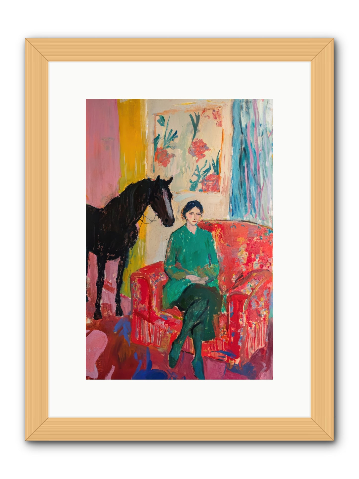 Quiet Knowing -- Framed Print - Natural 10x15