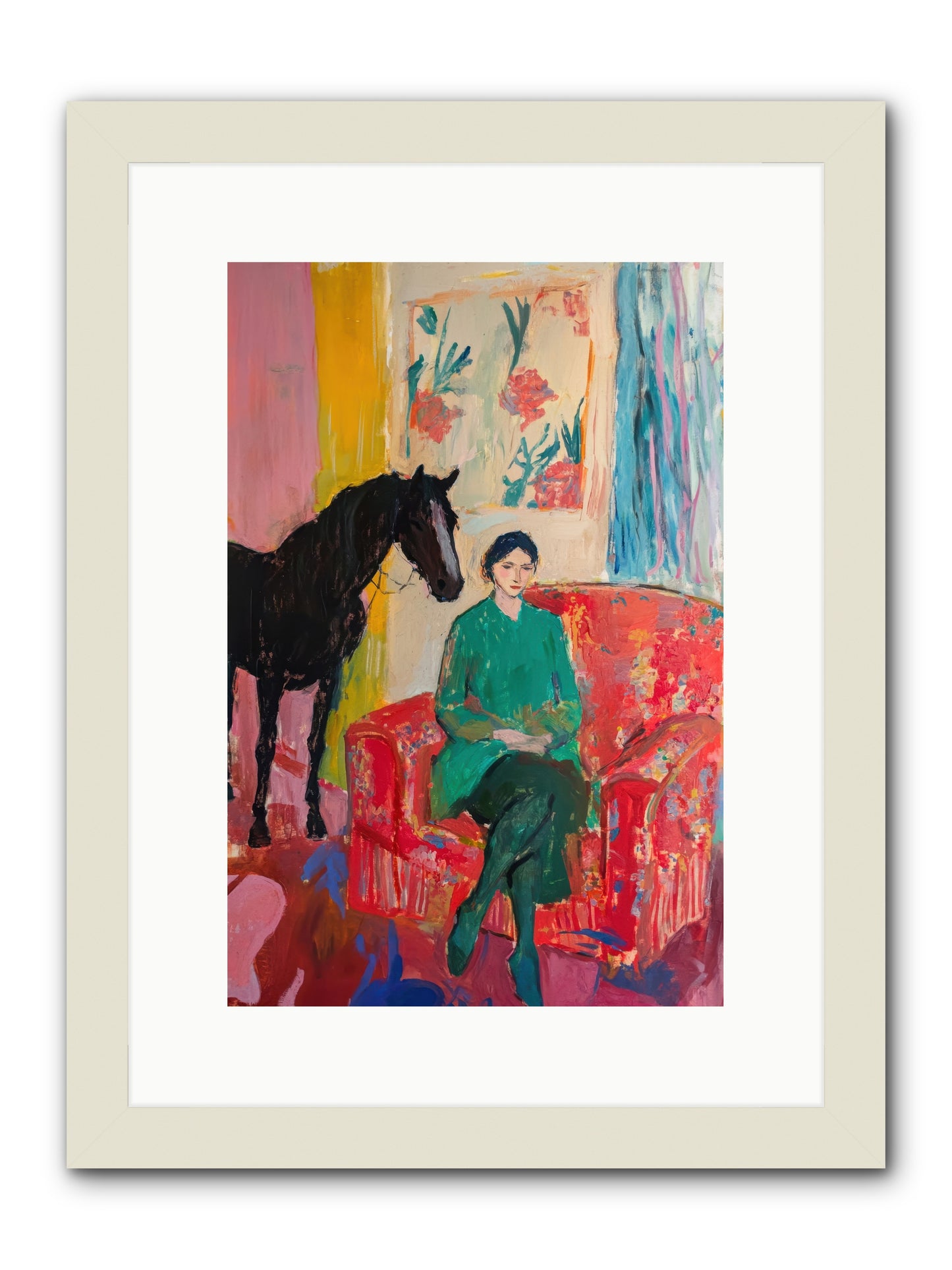 Quiet Knowing -- Framed Print - White 10x15