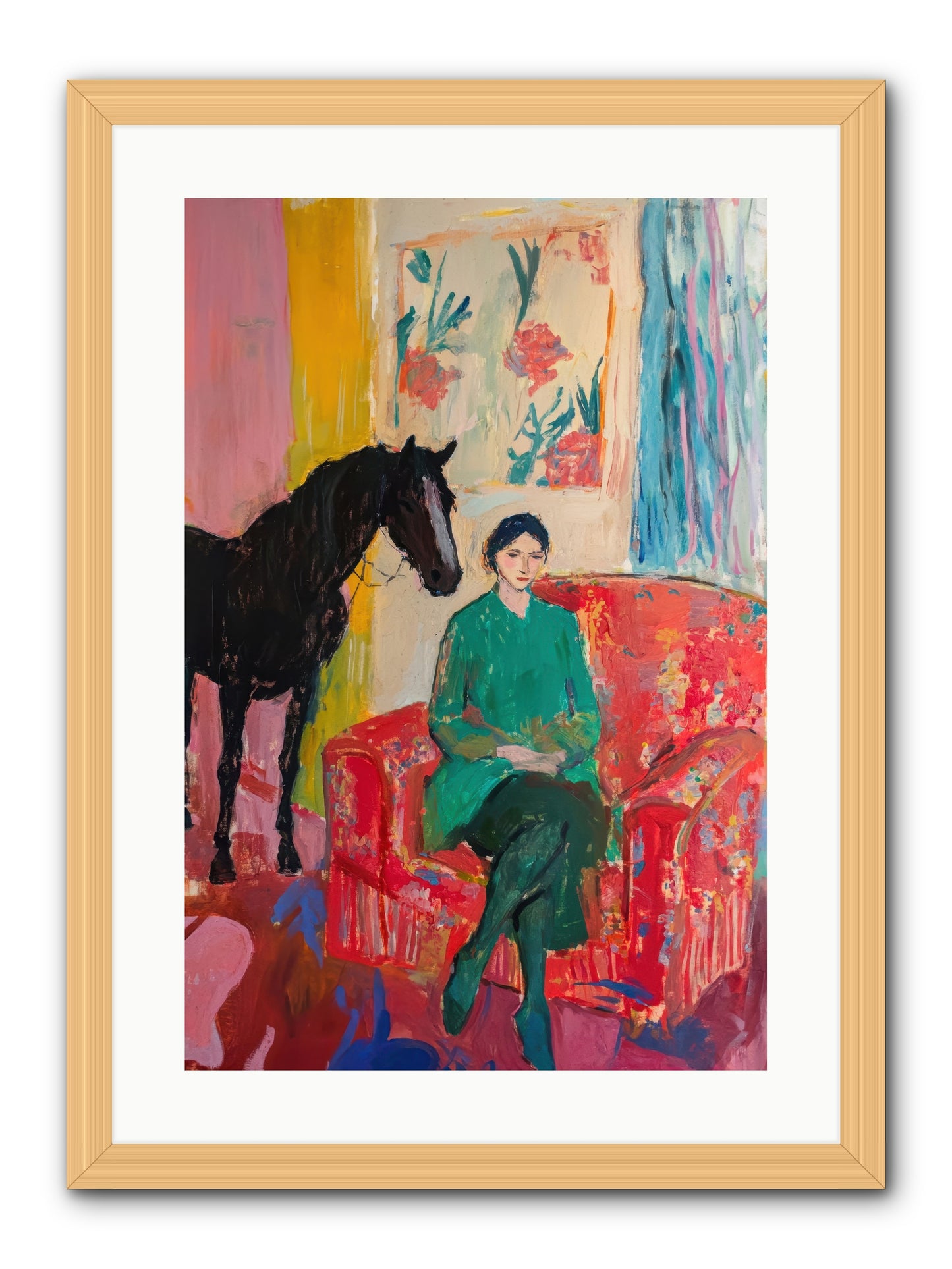 Quiet Knowing -- Framed Print - Natural 16x24