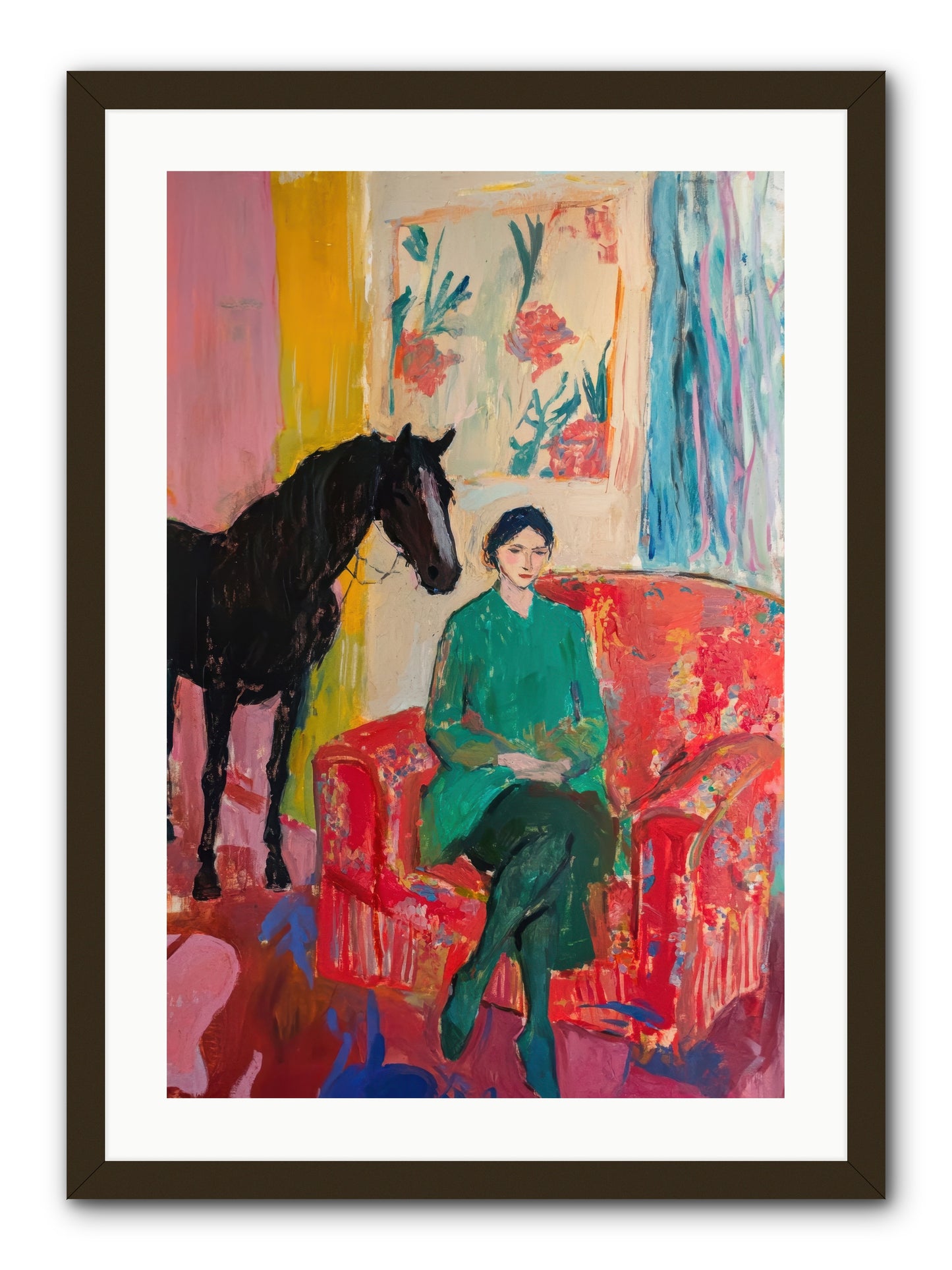 Quiet Knowing -- Framed Print - Black 20x30