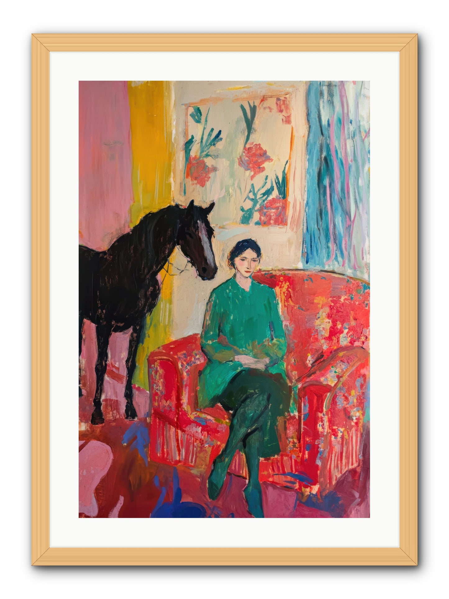 Quiet Knowing -- Framed Print - Natural 20x30