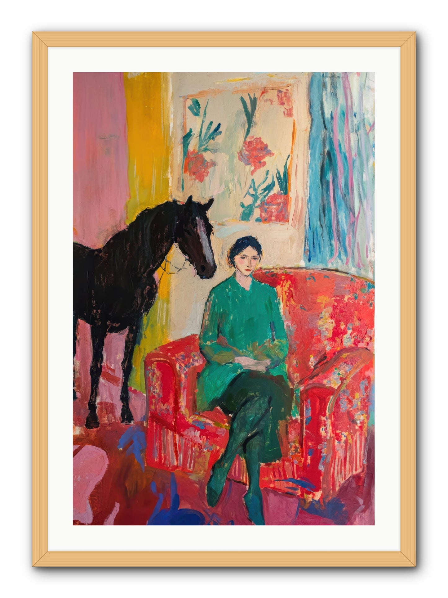 Quiet Knowing -- Framed Print - Natural 24x36
