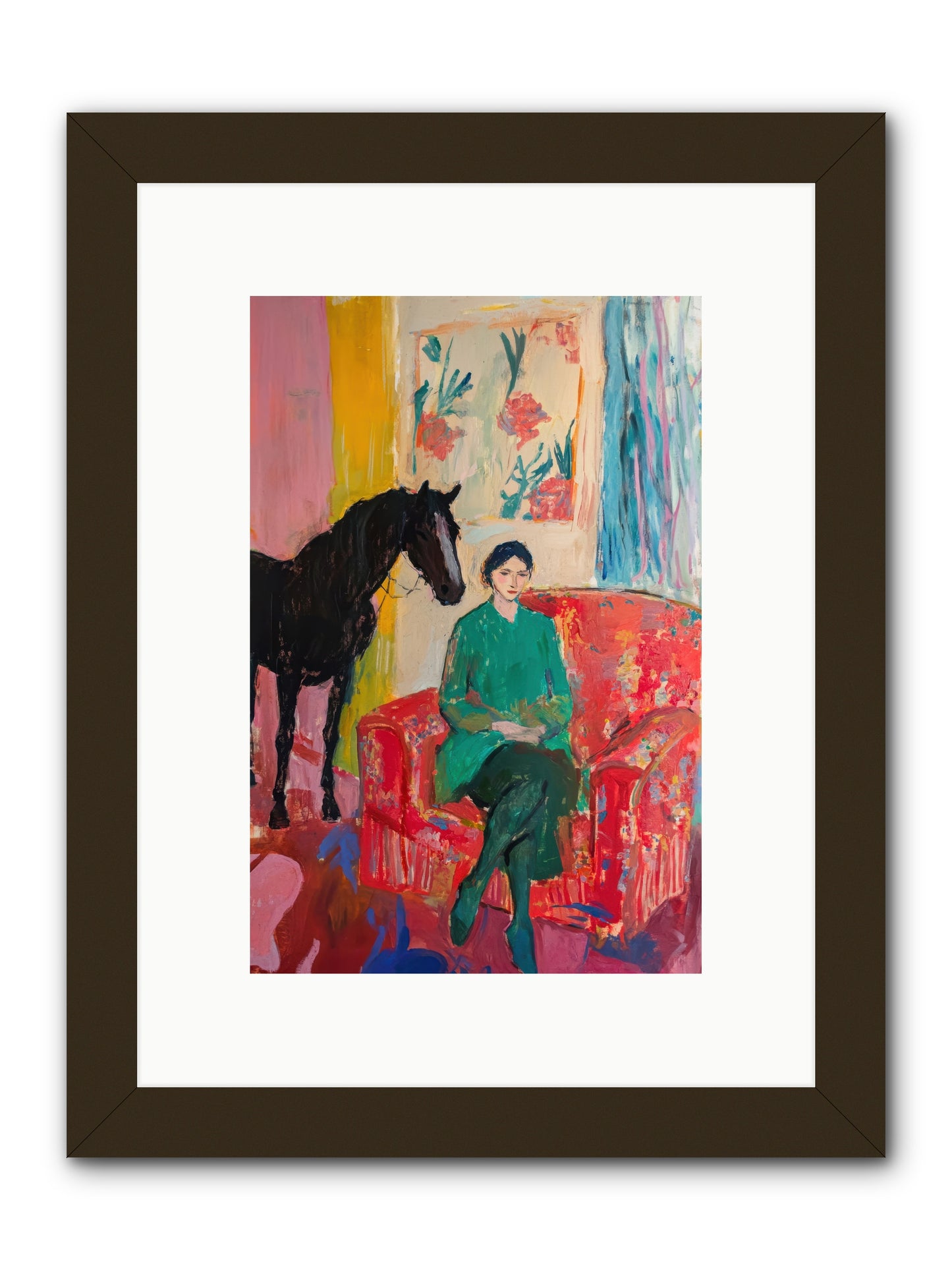 Quiet Knowing -- Framed Print - Black 8x12