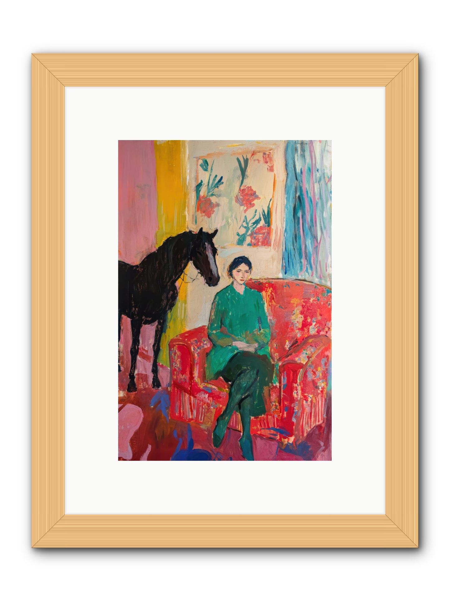 Quiet Knowing -- Framed Print - Natural 8x12