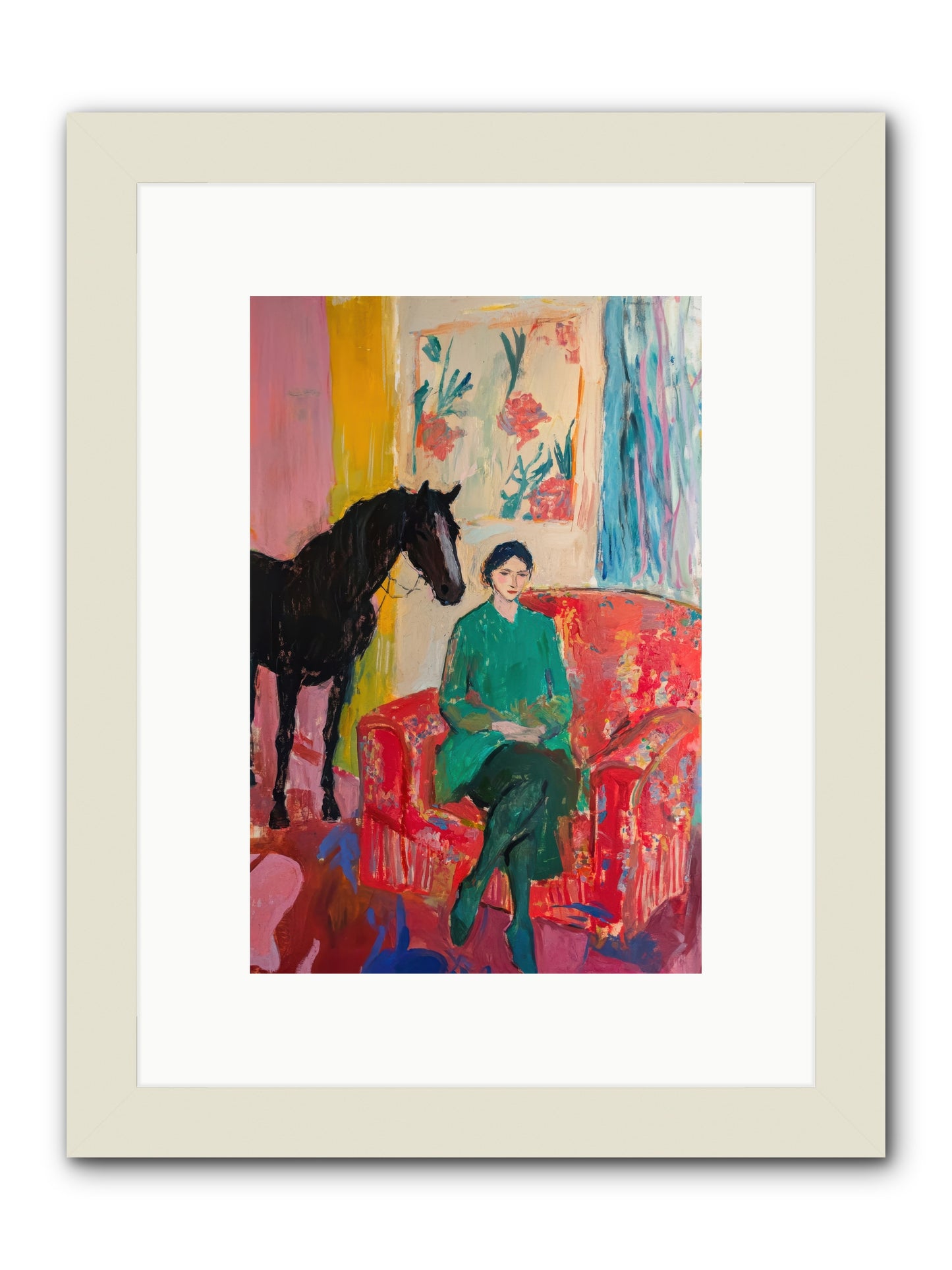 Quiet Knowing -- Framed Print - White 8x12