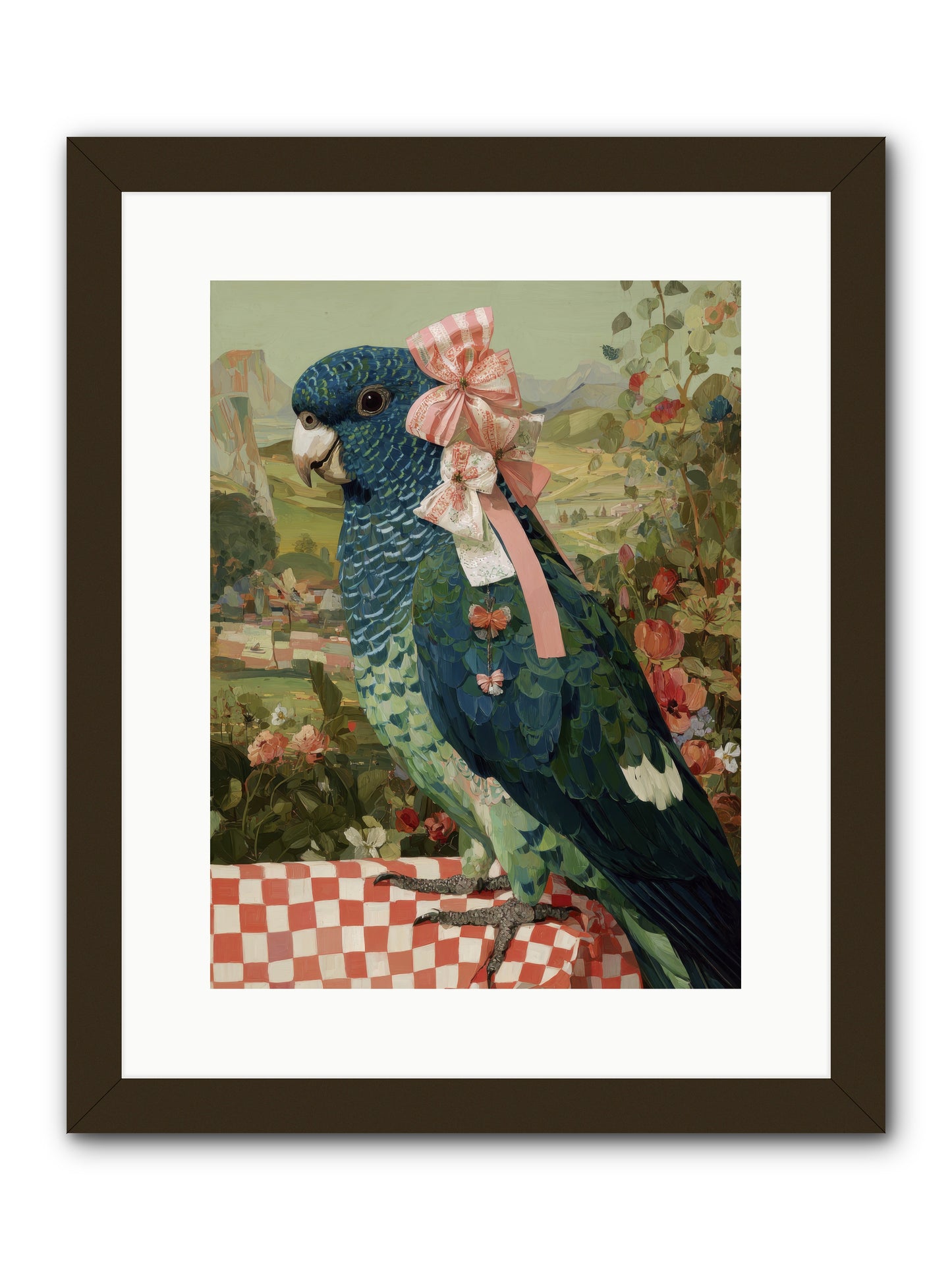 Quiet Margins -- Framed Print - Black 12x16
