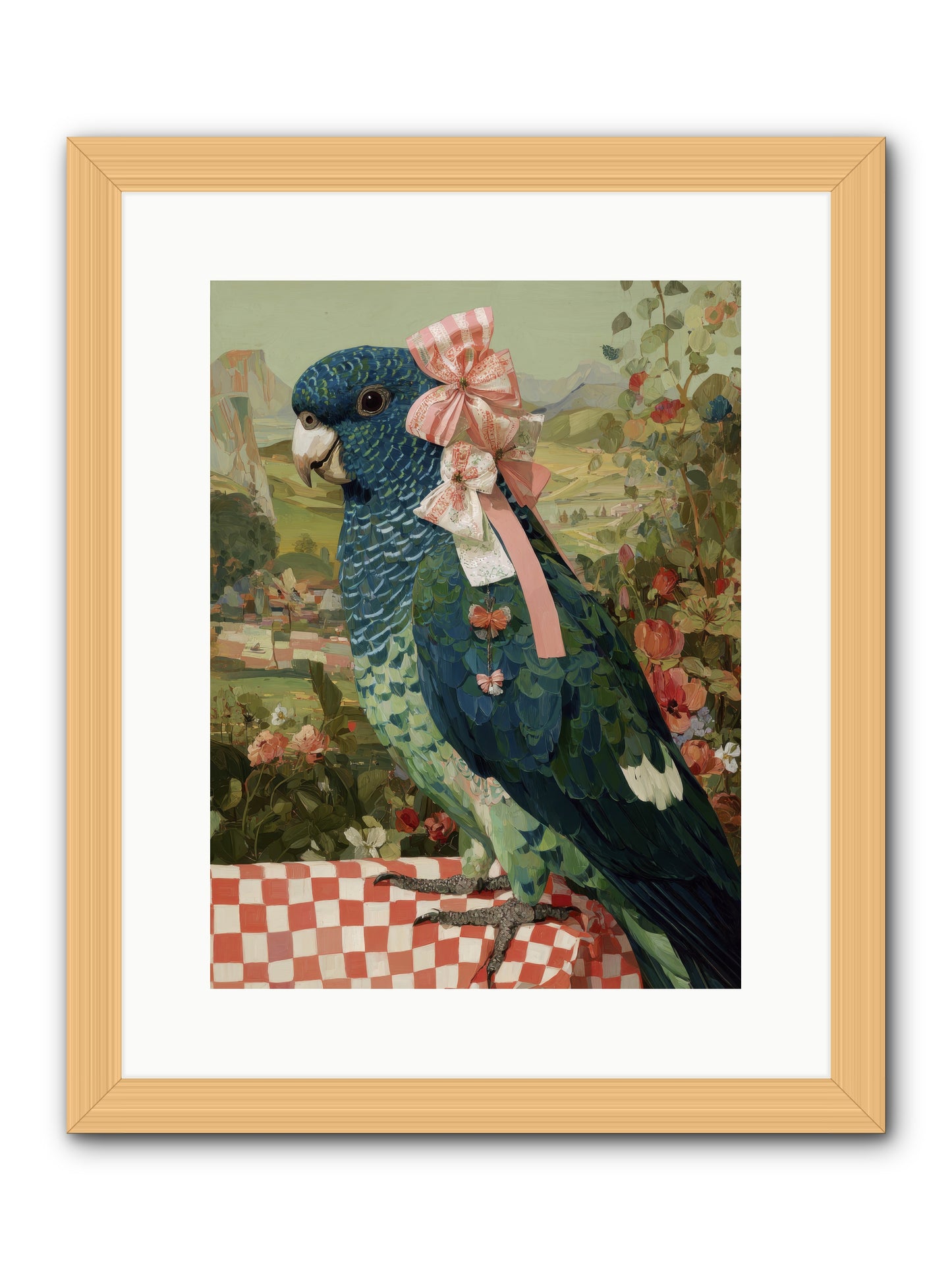 Quiet Margins -- Framed Print - Natural 12x16