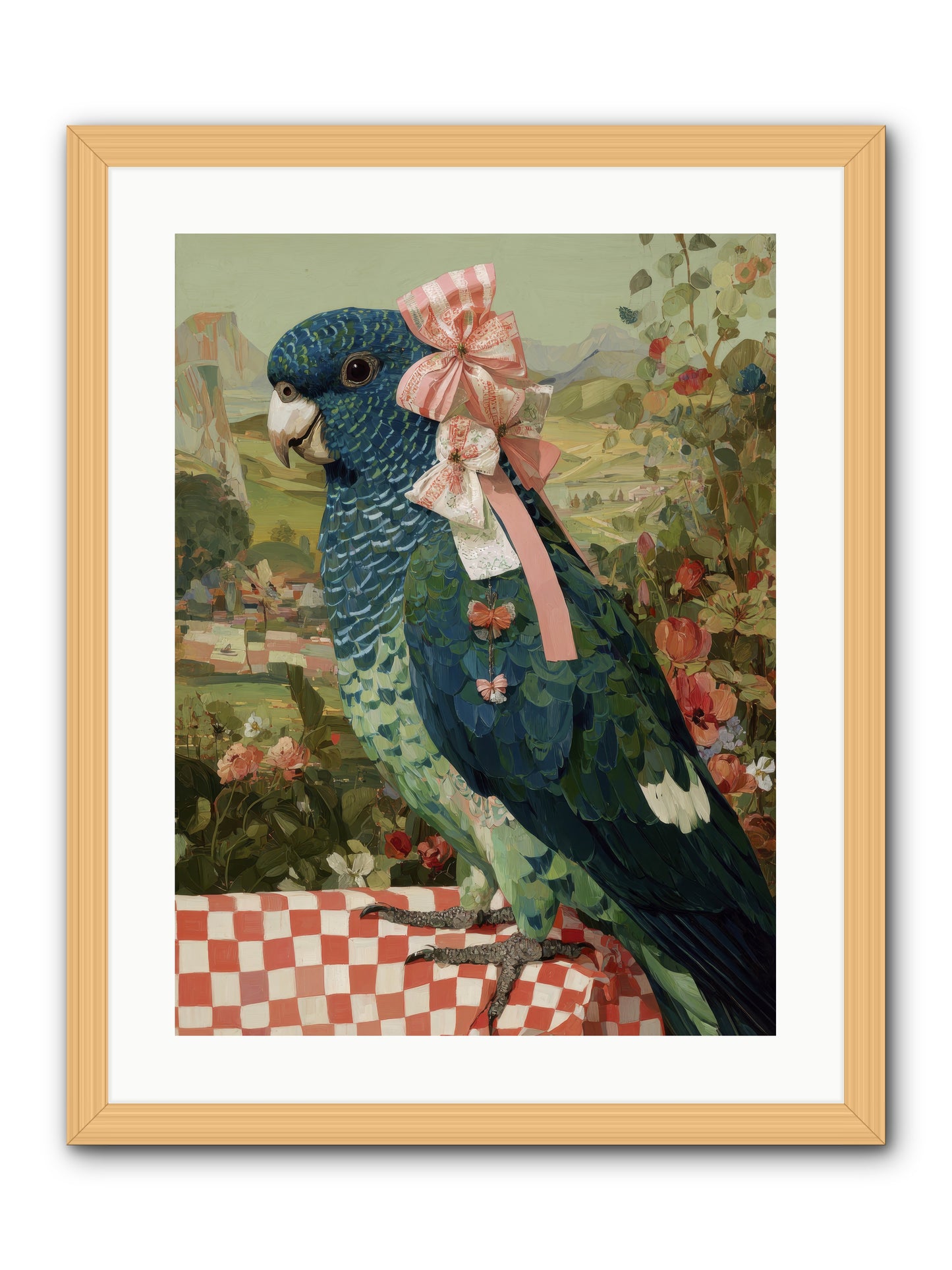 Quiet Margins -- Framed Print - Natural 18x24