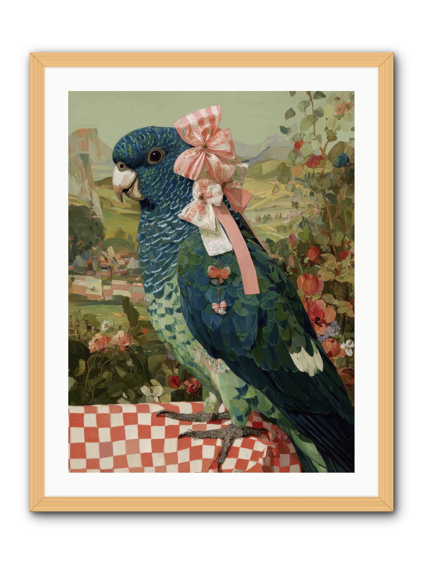 Quiet Margins -- Framed Print - Natural 24x32