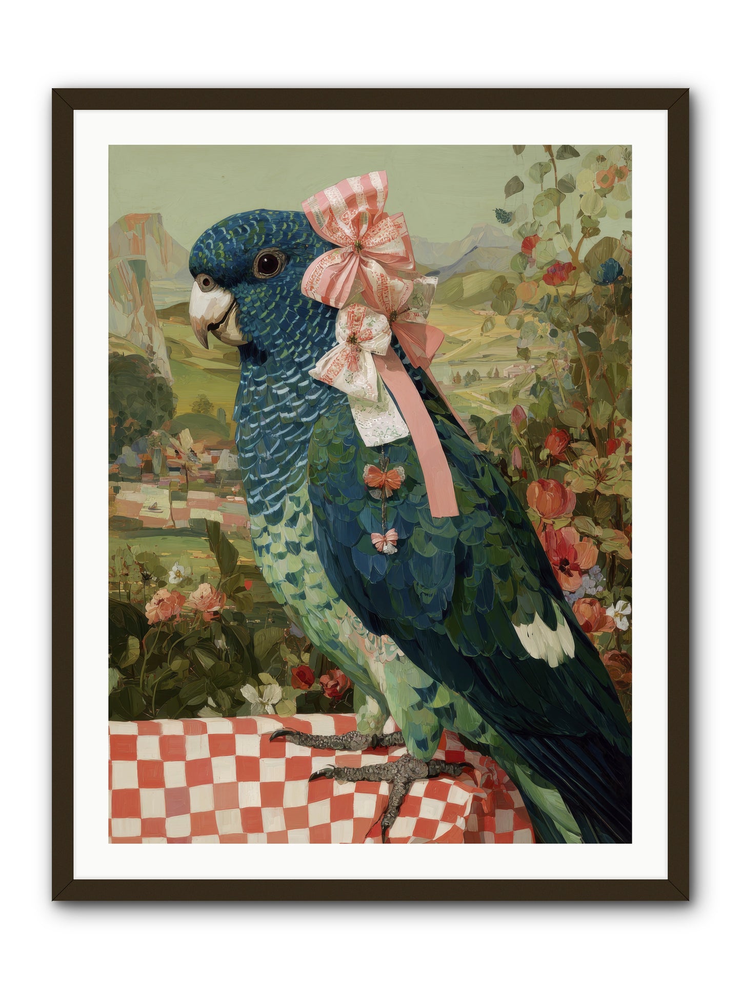 Quiet Margins -- Framed Print - Black 30x40