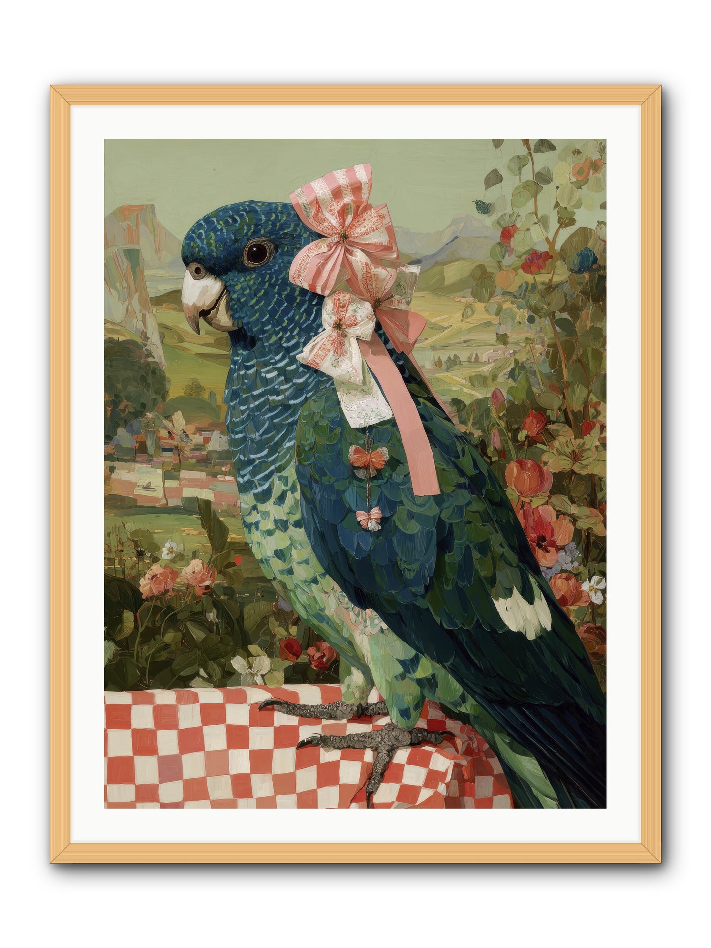 Quiet Margins -- Framed Print - Natural 30x40