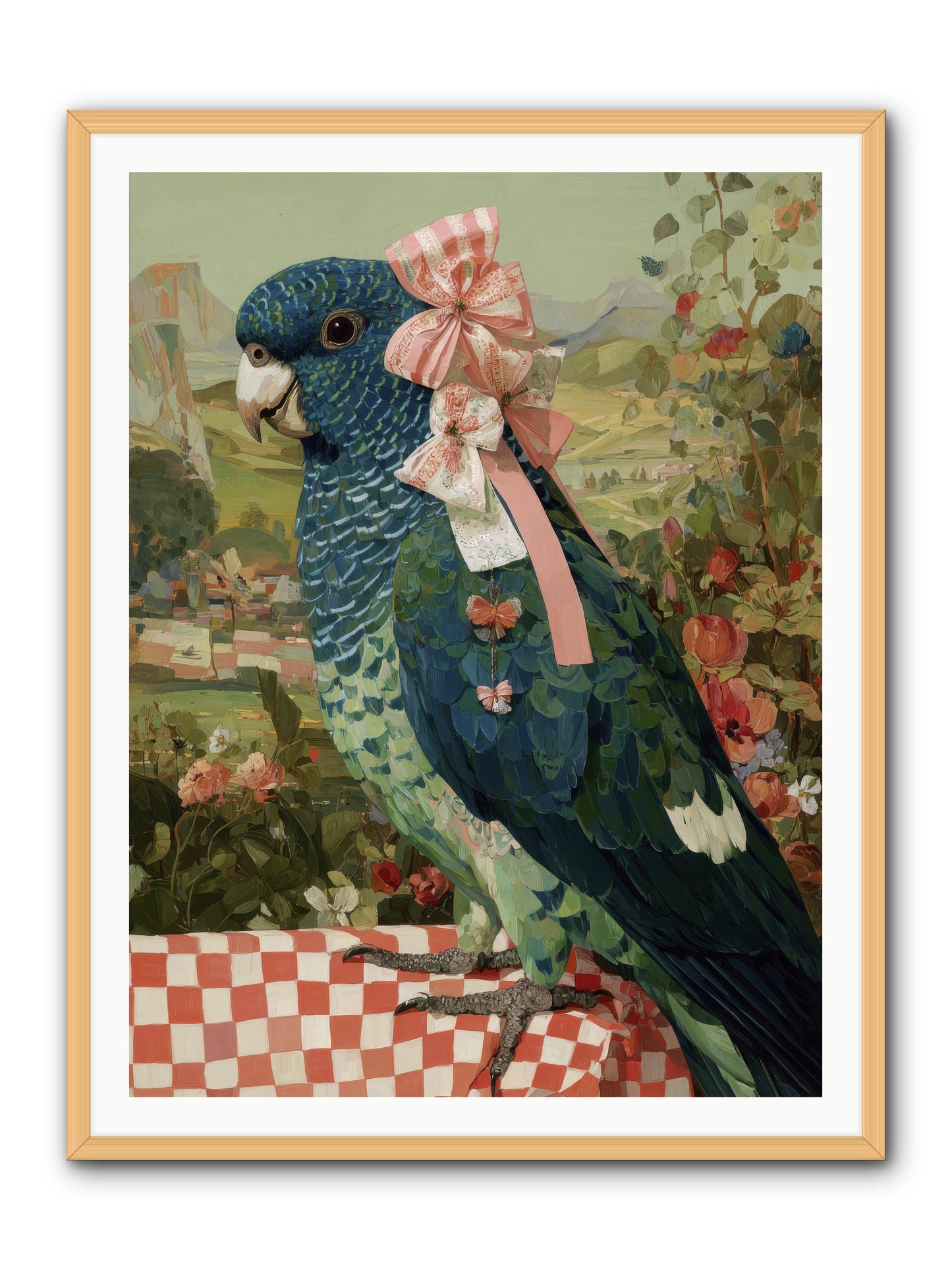 Quiet Margins -- Framed Print - Natural 36x48
