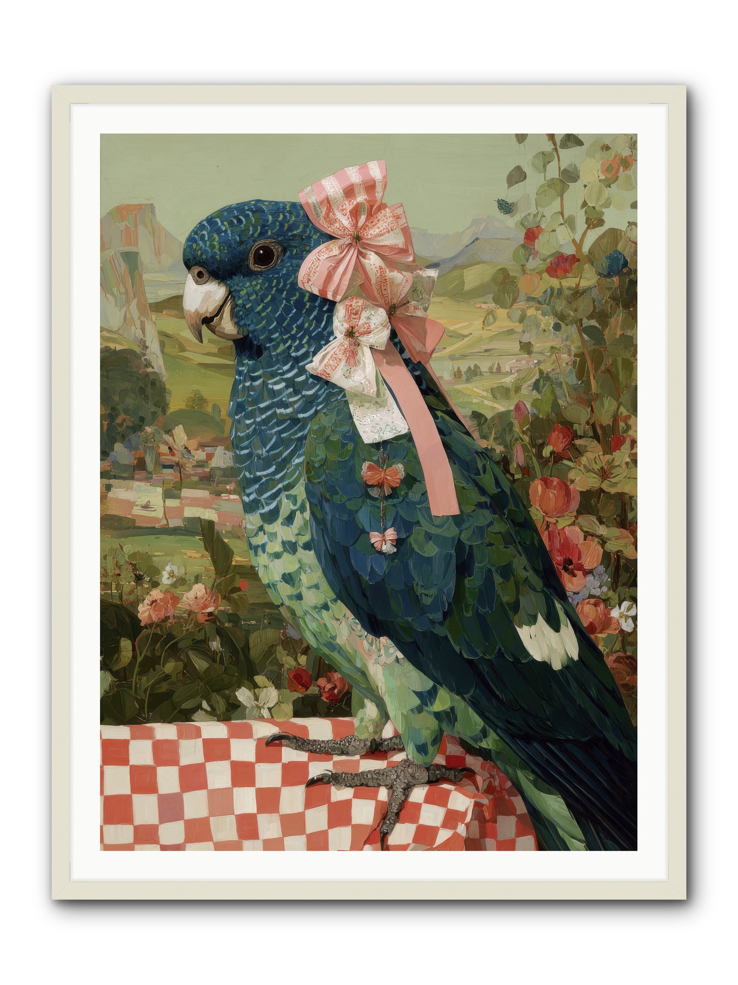 Quiet Margins -- Framed Print - White 36x48