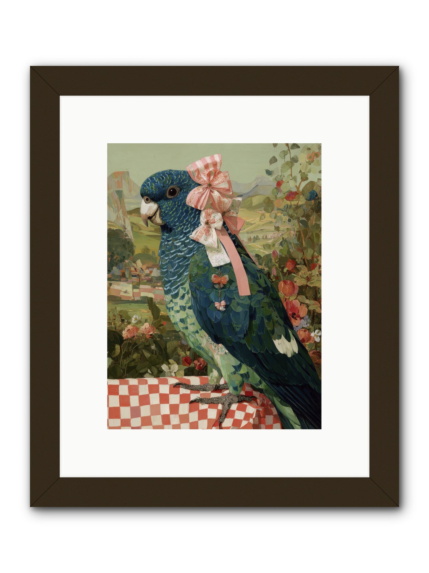 Quiet Margins -- Framed Print - Black 9x12