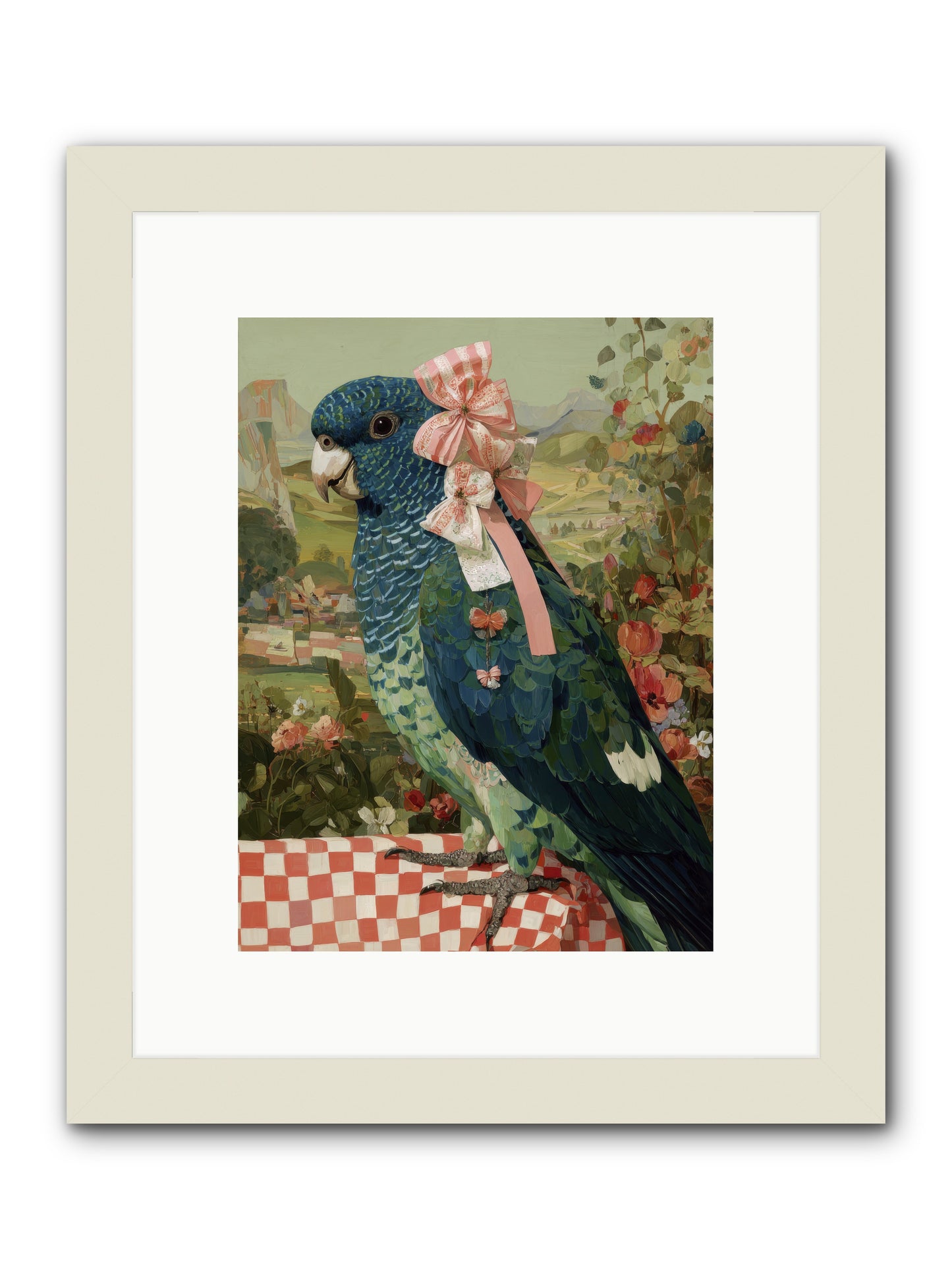 Quiet Margins -- Framed Print - White 9x12