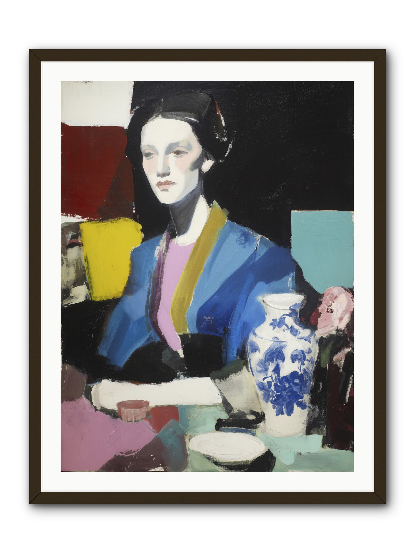 Quiet Party Royalty -- Framed Print - Black 30x40