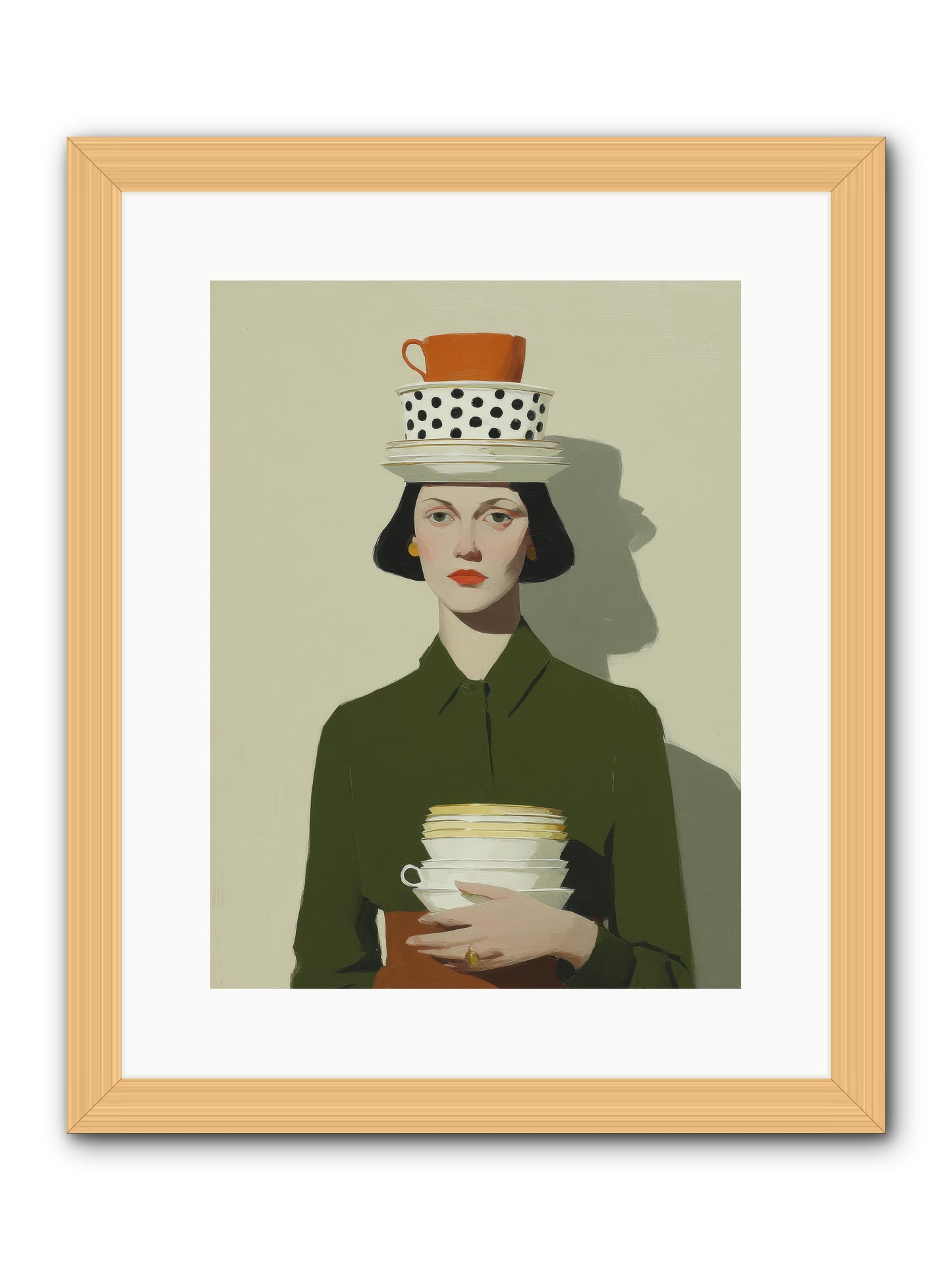 Quiet Passage -- Framed Print - Natural 12x16
