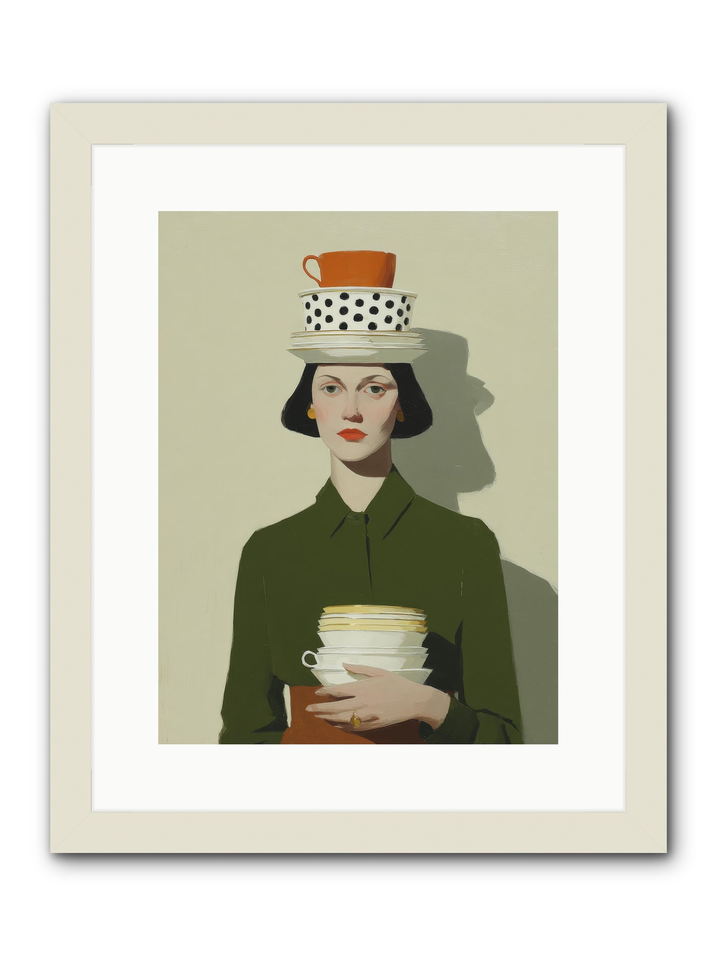 Quiet Passage -- Framed Print - White 12x16