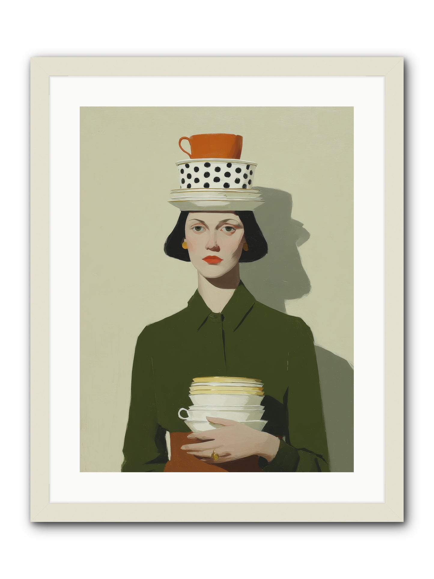 Quiet Passage -- Framed Print - White 18x24