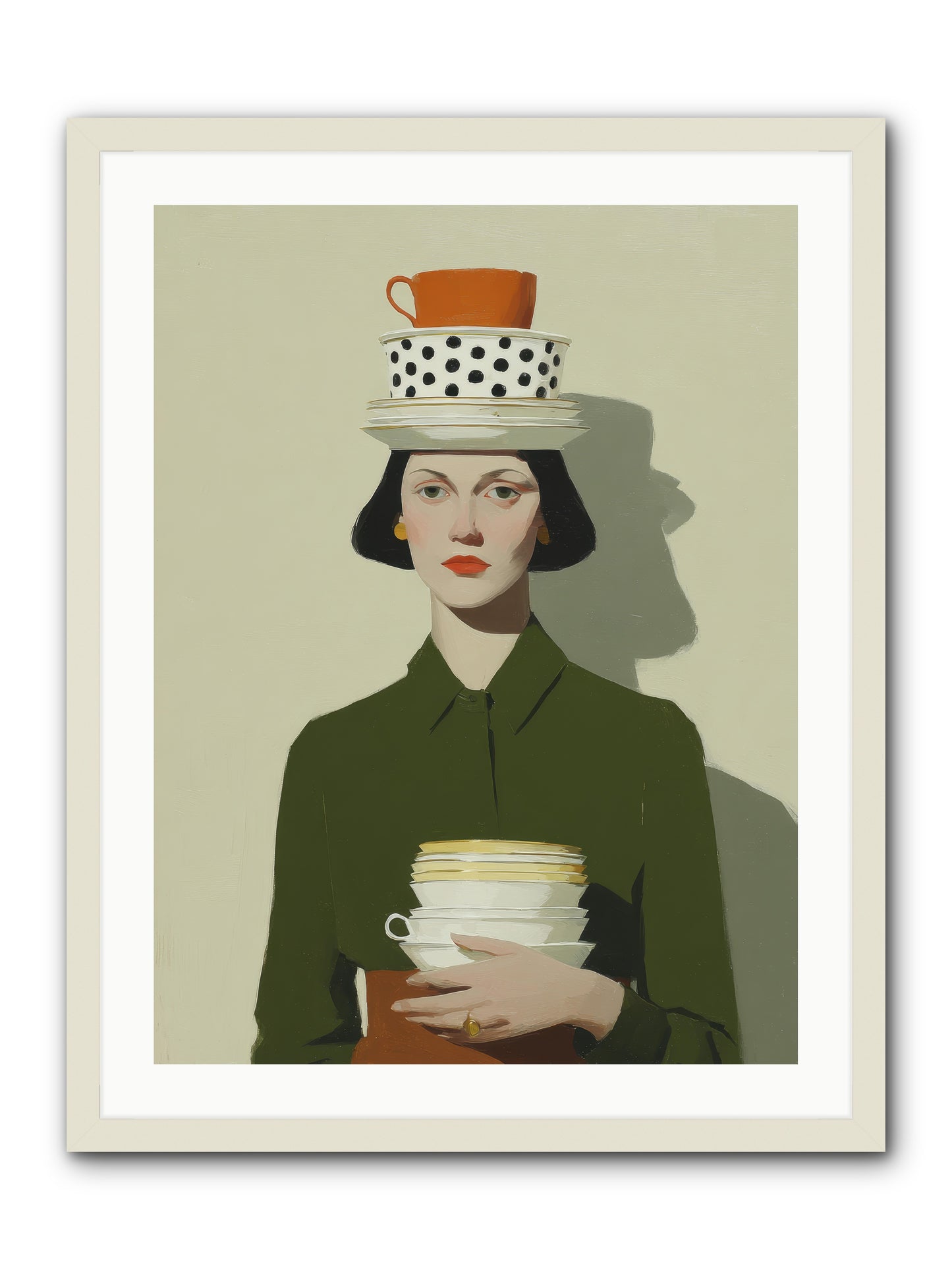 Quiet Passage -- Framed Print - White 24x32