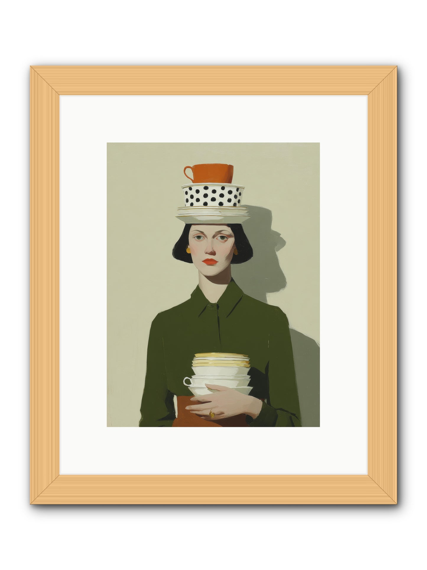 Quiet Passage -- Framed Print - Natural 9x12