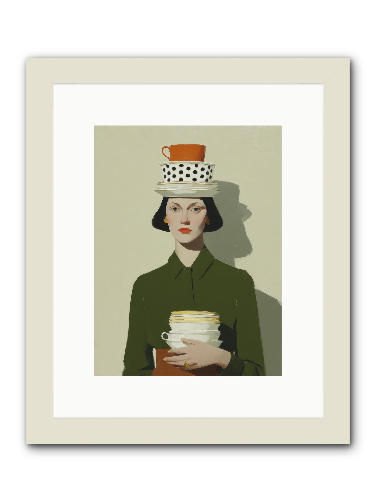 Quiet Passage -- Framed Print - White 9x12