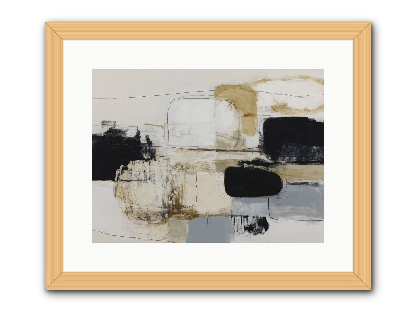 Quiet Revolution -- Framed Print - Natural 16x12